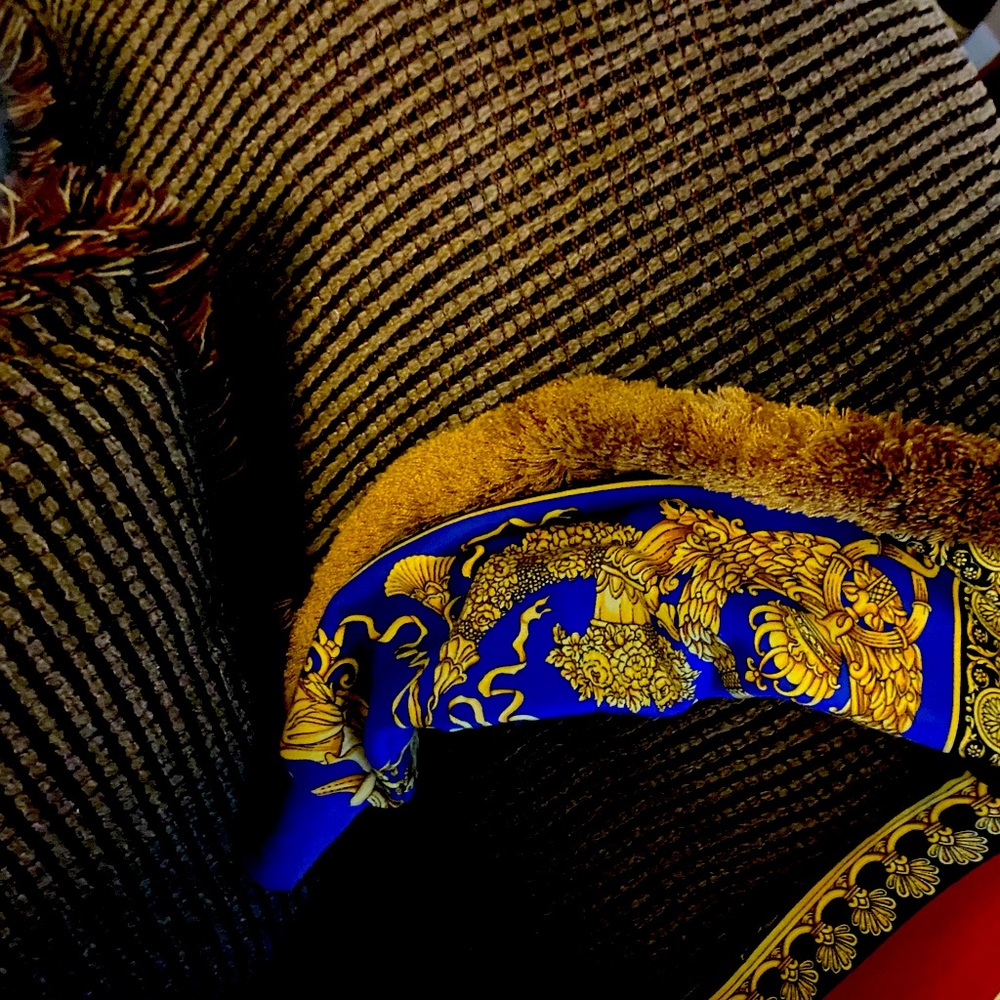 Slightly worn Versace Sweater!! Authentic!!!! Real Inquiries only.
